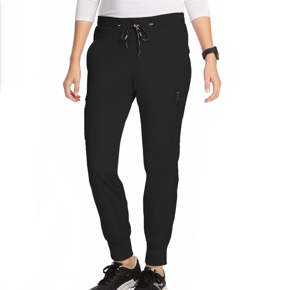 Grey's Anatomy Black Jogger Track Pants with Drawstring Waist